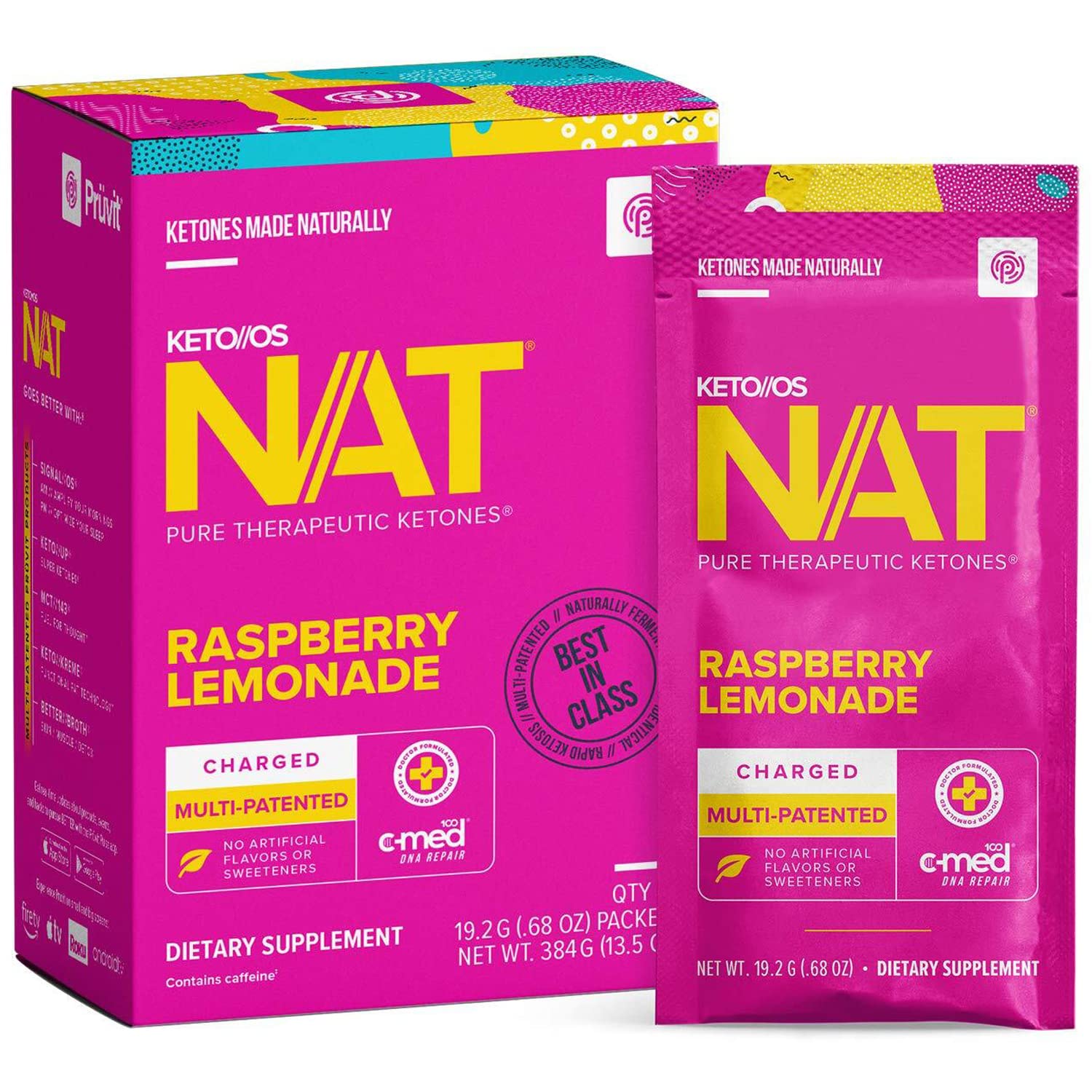 Pruvit Keto OS Nat Chetoni Dieta Chetogenica Con / Senza Caffeina Brucia Grassi