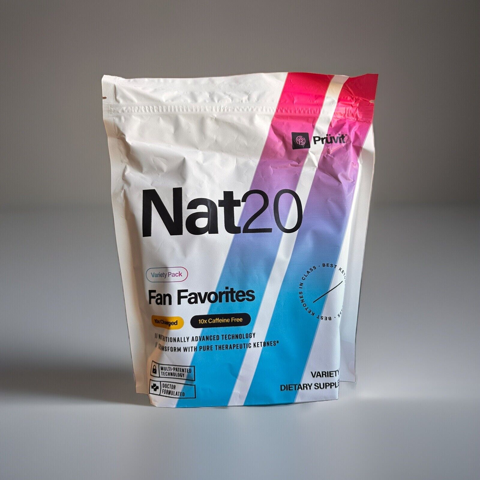 Chetone NAT20 Pruvit 20 Buste Dimagrante Brucia Grassi Spedizione Veloce