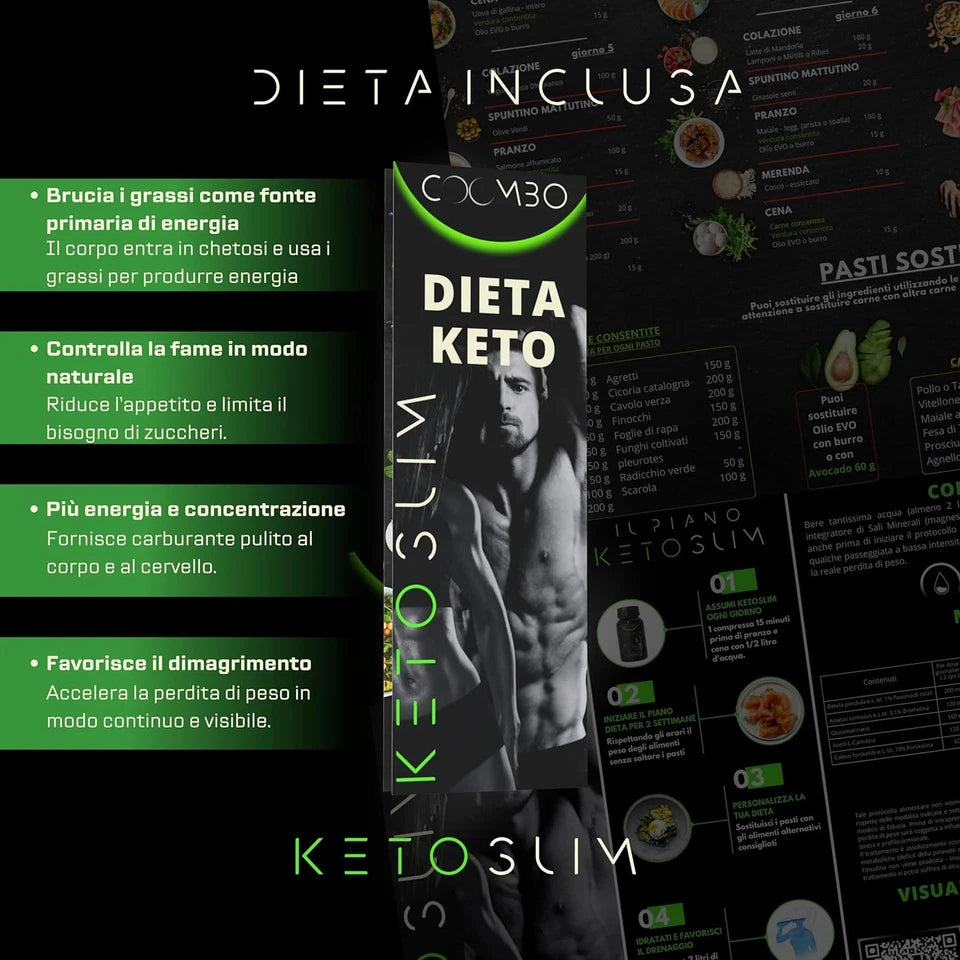 Keto Brucia Grassi Potenti Veloci Drenante Forte Dimagrante Con Glucomannano Bro