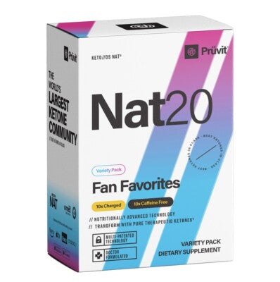 Chetone NAT20 Pruvit 20 Buste Dimagrante Brucia Grassi Spedizione Veloce