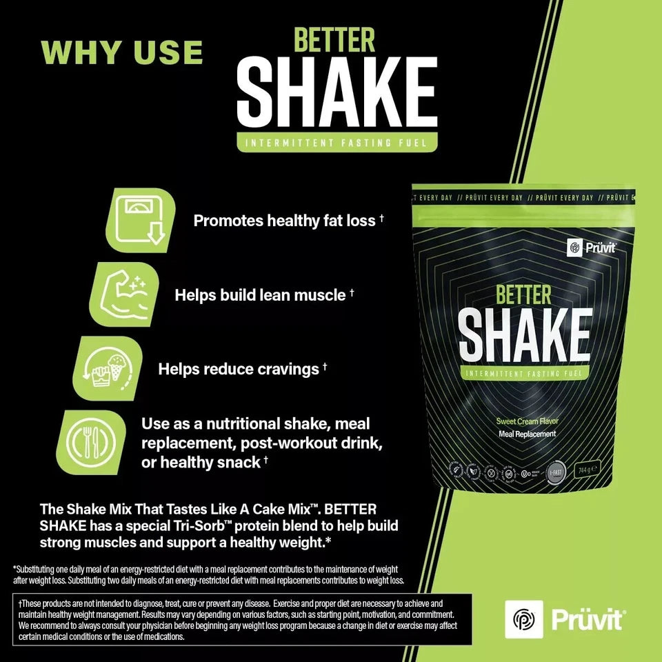 VI Shape Pruvit Better Shake Keto CHETONI Pasto Sostitutivo 744g ORIGINALE Offer